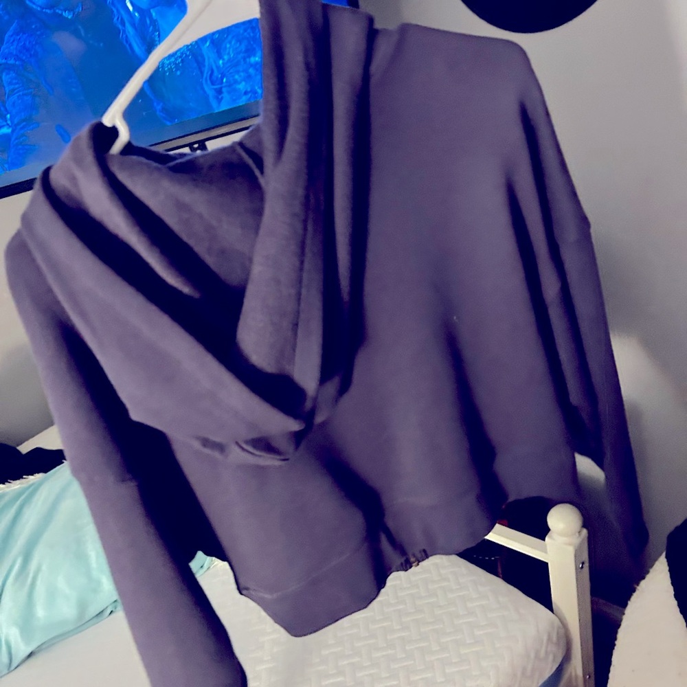 Purple zip up